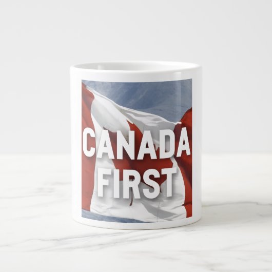 Canada first. Conservative Party Canada Jumbo-Tasse (Vorderseite)