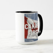 Canada first. Conservative Party Canada message. Tasse (VorderseiteRechts)