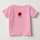 Canada Flag Baby Tooto Canada Baby Bodysuits (Rückseite)