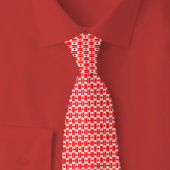 Canada Flag Brick Pattern Krawatte