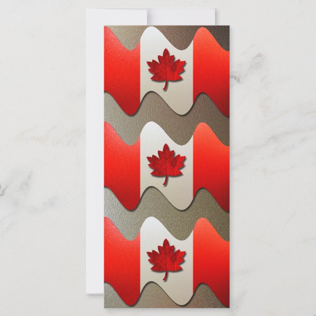 Canada Flag Chrome von Shirley Taylor (Vorderseite)