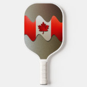 Canada Flag Chrome von Shirley Taylor Pickleball Schläger (Vorderseite)