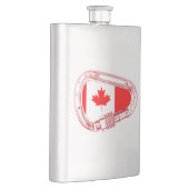 Canada Flag Climbing Carabiner Flask Flachmann (Rechts)
