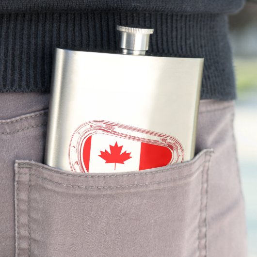 Canada Flag Climbing Carabiner Flask Flachmann (Beispiel)