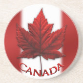 Canada Flag Coasters Canada Souvenir Coasters Getränkeuntersetzer (Vorne)