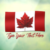 Canada Flag Decal Canada Maple Leaf Window Cloning Fensteraufkleber (Blatt 3)