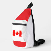 Canada flag distressed  crossbody bag (Rechte Ecke)