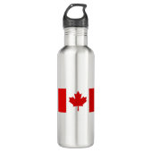 CANADA FLAG EDELSTAHLFLASCHE (Vorderseite)