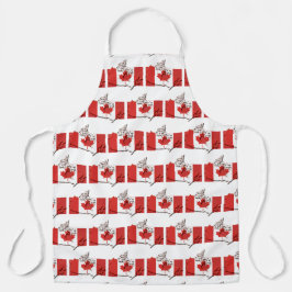 CANADA FLAG | Kanadische Karte | Stilvoll Patrioti Schürze