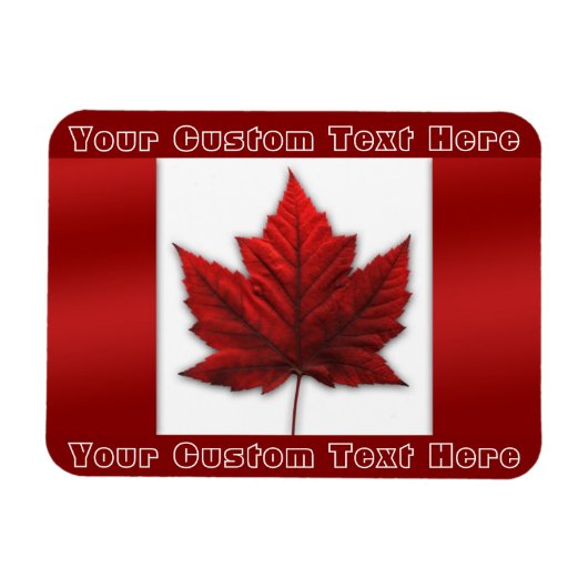 Canada Flag Magnet Canada Personalisiert Magnet (Horizontal)