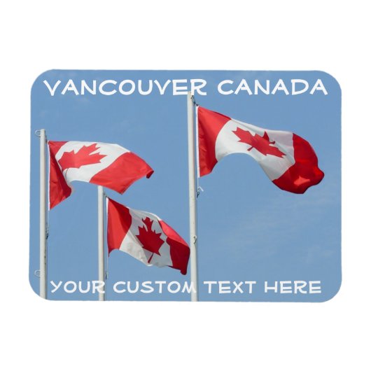 Canada Flag Magnet Canada Personalisiert Magnet (Horizontal)