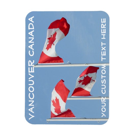 Canada Flag Magnet Canada Personalisiert Magnet (Vertikal)