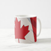 Canada Flag Mug Kaffeetasse (VorderseiteRechts)