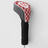 CANADA FLAG Personalisiertes Monogramm Golf Headcover (angewinkelt)