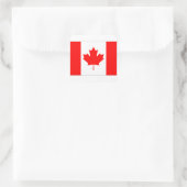 CANADA FLAG QUADRATISCHER AUFKLEBER (Tasche)