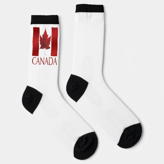 Canada Flag Socks Canada Souvenir Socks Customize Socken (Rechts)