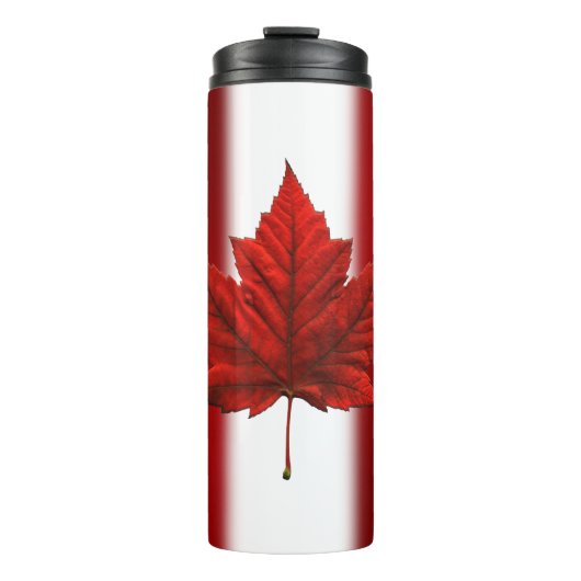 Canada Flag Souvenir Tumbler Travel Mug Thermosbecher (Vorderseite)