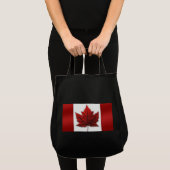 Canada Flag Tote Bag Environmental Canada Tote Bag Tragetasche (Vorderseite (Produkt))