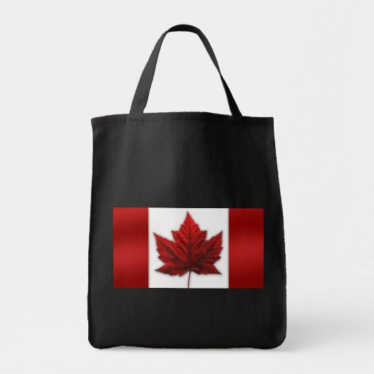 Canada Flag Tote Bag Environmental Canada Tote Bag Tragetasche (Vorne)
