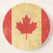 Canada Flag Vintag Design Untersetzer (Vorne)