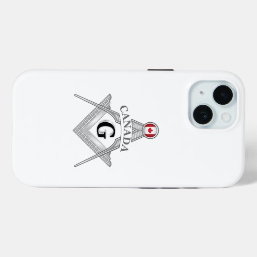 Canada freemasonry sign Case-Mate iPhone hülle (Rückseite (Horizontal))