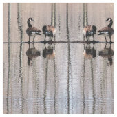 Canada Geese Fabric Stoff (Nahaufnahme)