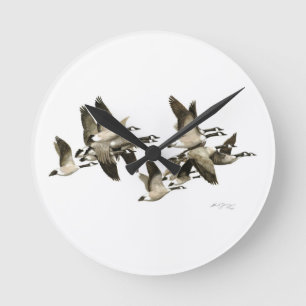 Canada Geese Wall Clock Runde Wanduhr