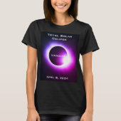 CANADA Gesamte Sonnenfinsternis 8. April 2024 T-Shirt (Vorderseite)