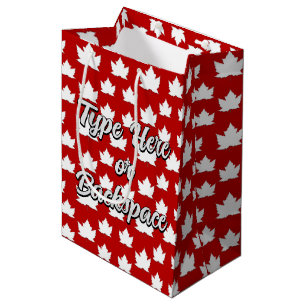 Canada Gift Bags Niedlich Canada Maple Leaf Gesche Mittlere Geschenktüte