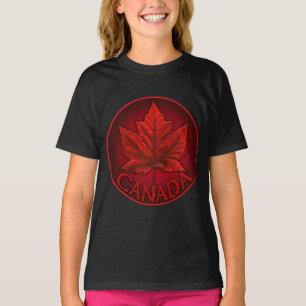 Canada Girl's T - Shirt Bio Custom Canada Shirt