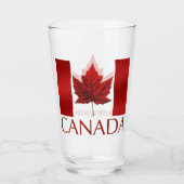 Canada Glass Canada Flag Souvenir Glasses Custom Glas (Vorderseite)