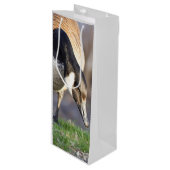 Canada Goos Geschenktüte Für Weinflaschen (Vorderseite Schrägansicht)