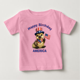 Canada Goose (4d) Patriotisches Kinder-T-Shirt Baby T-shirt