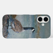 Canada Goose Bird Painting Individuelle Name Case-Mate iPhone Hülle (Rückseite (Horizontal))
