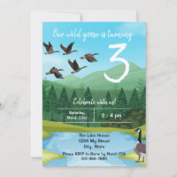 Canada Goose Birthday Einladung