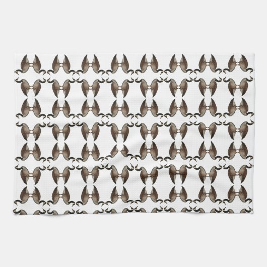 Canada Goose Brown White Kitchen Handtücher (Horizontal)