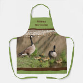 Canada Goose Family Personalisiert Schürze (Vorderseite)