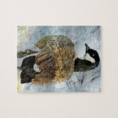 Canada Goose Grunge Puzzle (Horizontal)