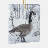 Canada Goose in Snow Ornament (Rechts)