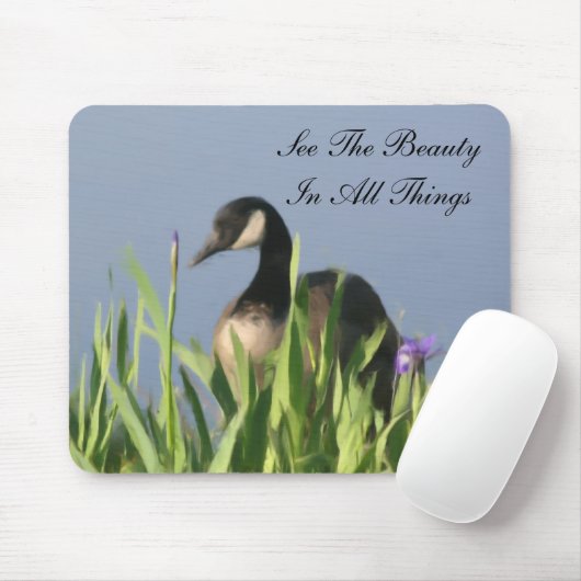 Canada Goose Inspiration See Beauty Mousepad (Mit Mouse)
