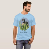 Canada Goose Irises Animal Art Personalized T-Shirt (Vorne ganz)