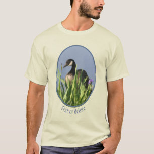 Canada Goose Irises Nature Painting Personalisiert T-Shirt