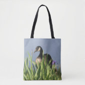 Canada Goose Irises Natureainting Tasche (Vorderseite)