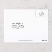 Canada Goose Mom Babies Nature Photo Postkarte (Rückseite)