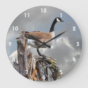 CANADA GOOSE ON A SNAG 2 GROßE WANDUHR