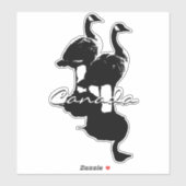 Canada Goose Sticker Personalisiert Canada Decals (Blatt)