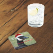 Canada Goose Wear Red Weihnachtsmannmütze Holiday Getränkeuntersetzer