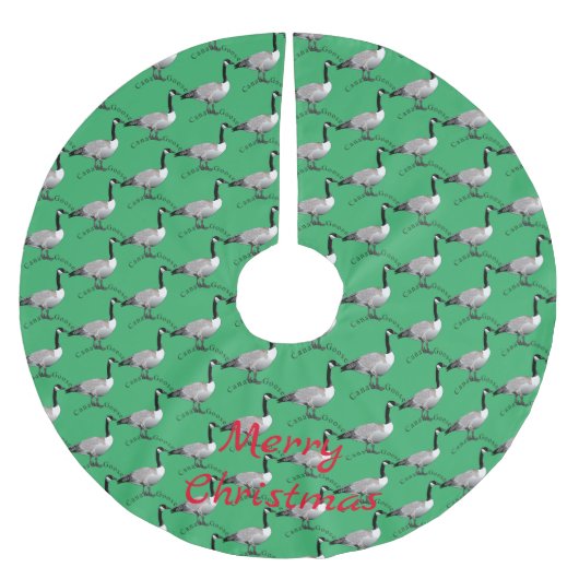 Canada Gose Gander Thunder_Cove Polyester Weihnachtsbaumdecke (Vorderseite)