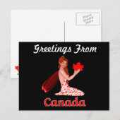 Canada Greetings Pixie Postcard Postkarte (Vorne/Hinten)