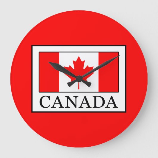 Canada Große Wanduhr (Vorderseite)